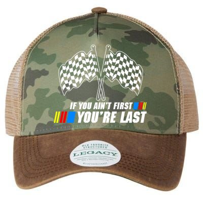 If You Aint First Youre Last Legacy Tie Dye Trucker Hat