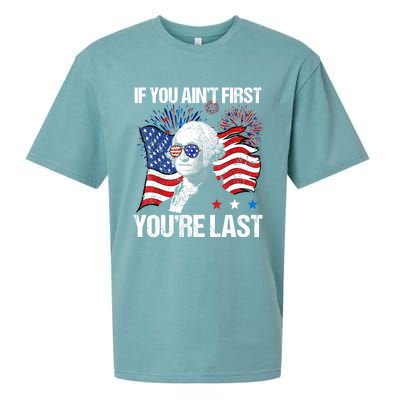 If You Aint First Youre Last Sueded Cloud Jersey T-Shirt