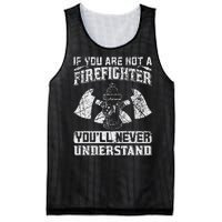 If You Are Not A Firefighter You'll Never Understand Mesh Reversible Basketball Jersey Tank