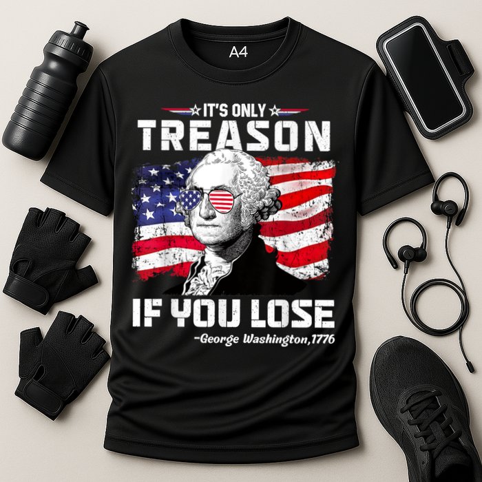 If You Aint First Youre Last Funny George Washington 4th Of July Performance Shirt