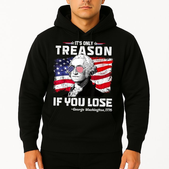 If You Aint First Youre Last Funny George Washington 4th Of July Hoodie