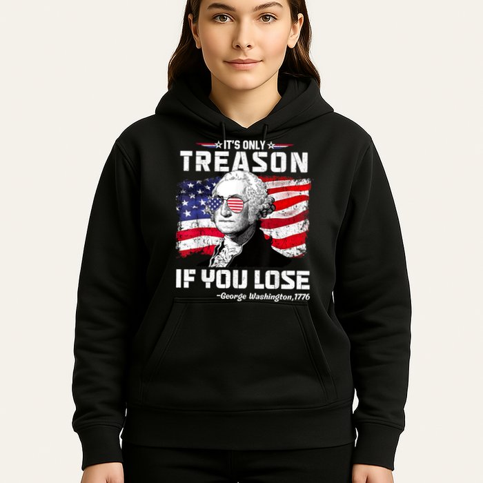 If You Aint First Youre Last Funny George Washington 4th Of July Hoodie