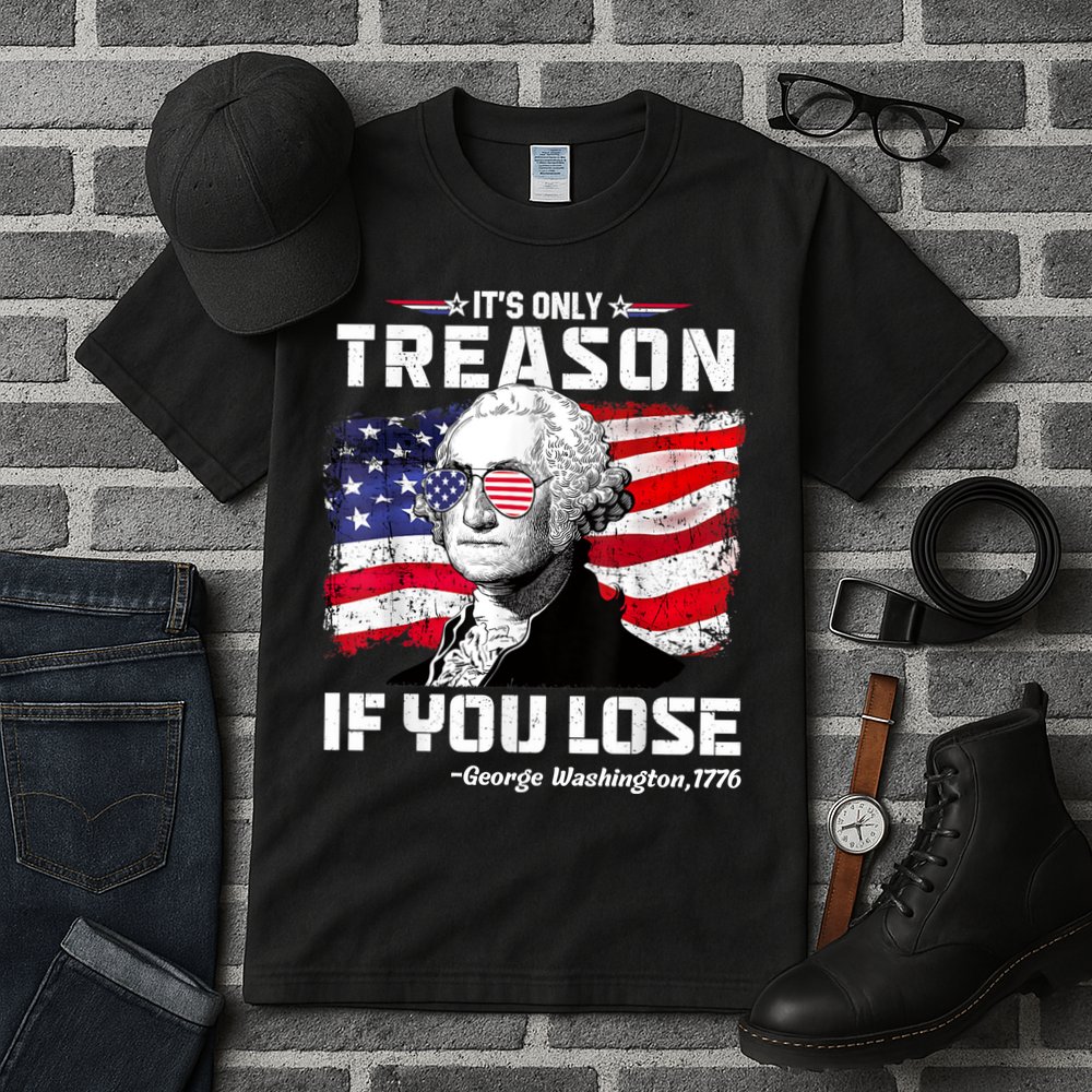 If You Aint First Youre Last Funny George Washington 4th Of July Tall T-Shirt