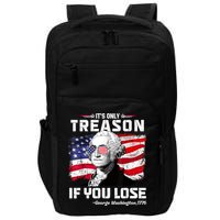 If You Aint First Youre Last Funny George Washington 4th Of July Impact Tech Backpack