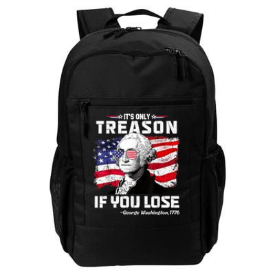 If You Aint First Youre Last Funny George Washington 4th Of July Daily Commute Backpack