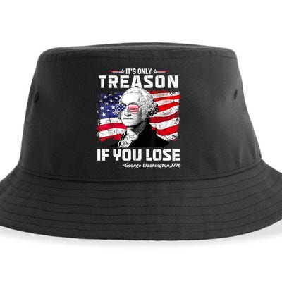 If You Aint First Youre Last Funny George Washington 4th Of July Sustainable Bucket Hat