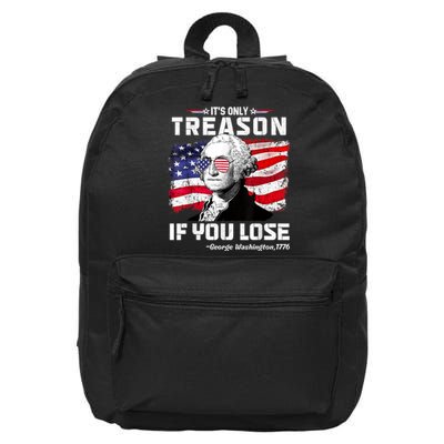 If You Aint First Youre Last Funny George Washington 4th Of July 16 in Basic Backpack