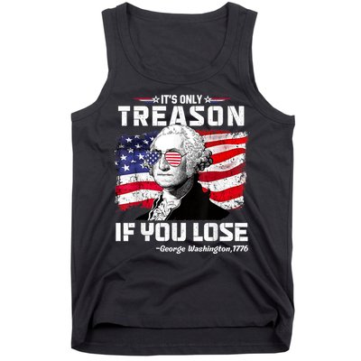 If You Aint First Youre Last Funny George Washington 4th Of July Tank Top