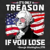 If You Aint First Youre Last Funny George Washington 4th Of July Golf Towel