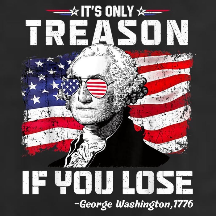 If You Aint First Youre Last Funny George Washington 4th Of July Golf Towel