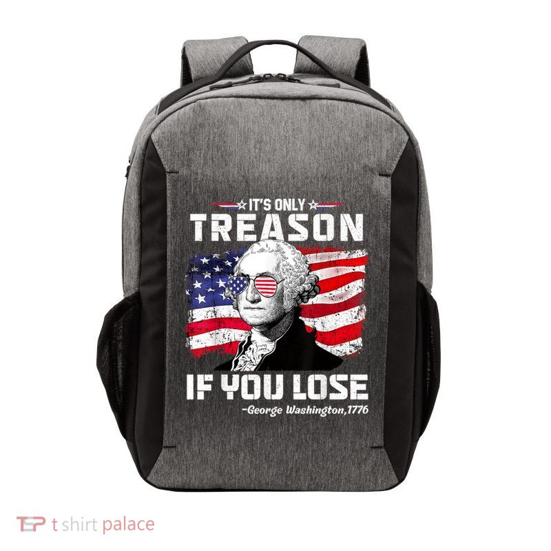If You Aint First Youre Last Funny George Washington 4th Of July Vector Backpack