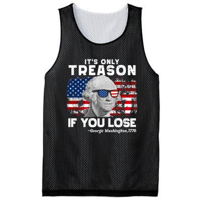 If You Aint First Youre Last Funny George Washington 4th Of July Mesh Reversible Basketball Jersey Tank