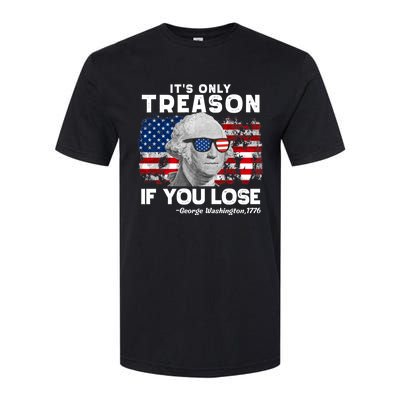 If You Aint First Youre Last Funny George Washington 4th Of July Softstyle® CVC T-Shirt