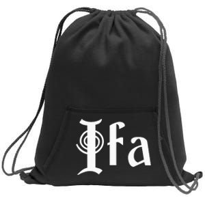 Ifa Yoruba African Expressions Spirituality Culture Sweatshirt Cinch Pack Bag