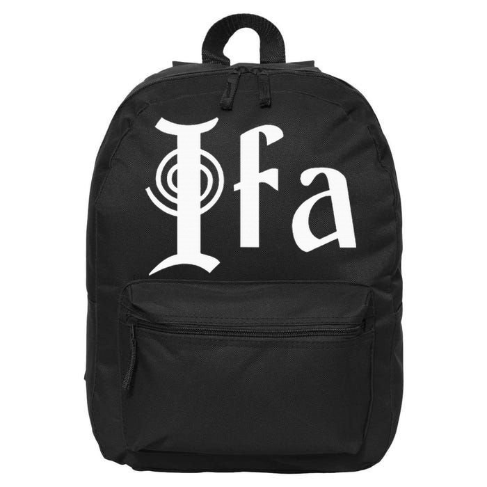 Ifa Yoruba African Expressions Spirituality Culture 16 in Basic Backpack