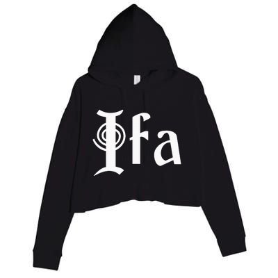 Ifa Yoruba African Expressions Spirituality Culture Crop Fleece Hoodie