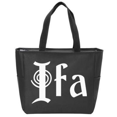 Ifa Yoruba African Expressions Spirituality Culture Zip Tote Bag