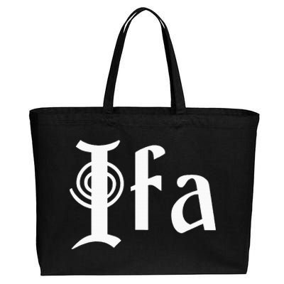 Ifa Yoruba African Expressions Spirituality Culture Cotton Canvas Jumbo Tote