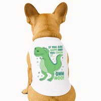 If You Are Happy And You Know It Oh No Funny Dinosaur Doggie Tank