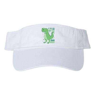 If You Are Happy And You Know It Oh No Funny Dinosaur Visor