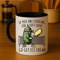 If You Are Looking For A Soft Serve Go Get Ice Cream Funny Pickleball Mug