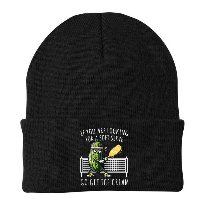 If You Are Looking For A Soft Serve Go Get Ice Cream Funny Pickleball Beanie