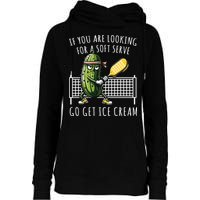 If You Are Looking For A Soft Serve Go Get Ice Cream Funny Pickleball Womens Funnel Neck Pullover Hood