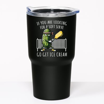 If You Are Looking For A Soft Serve Go Get Ice Cream Funny Pickleball Tumbler