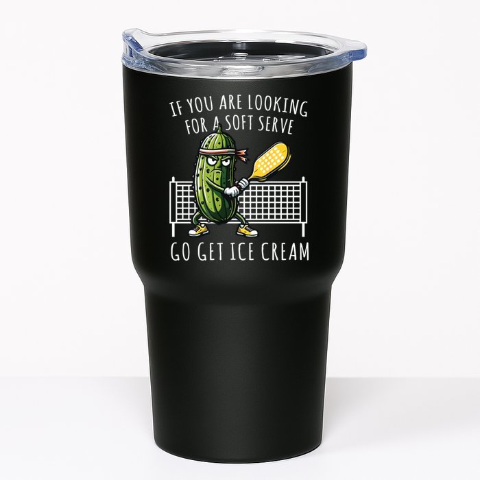If You Are Looking For A Soft Serve Go Get Ice Cream Funny Pickleball Tumbler