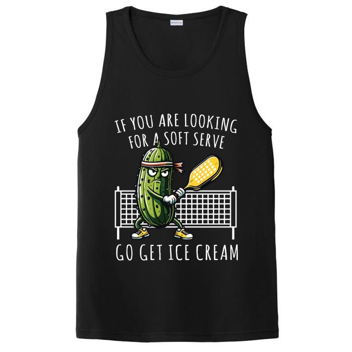 If You Are Looking For A Soft Serve Go Get Ice Cream Funny Pickleball PosiCharge Competitor Tank