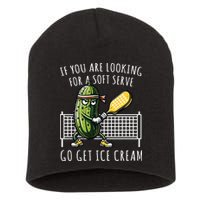 If You Are Looking For A Soft Serve Go Get Ice Cream Funny Pickleball Short Acrylic Beanie