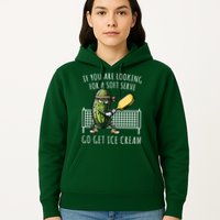 If You Are Looking For A Soft Serve Go Get Ice Cream Funny Pickleball Hoodie