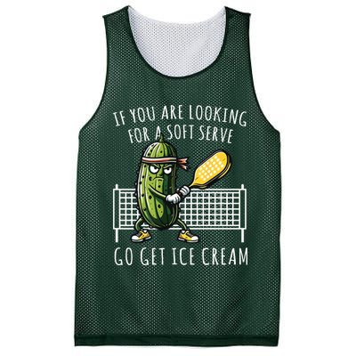 If You Are Looking For A Soft Serve Go Get Ice Cream Funny Pickleball Mesh Reversible Basketball Jersey Tank