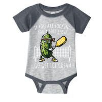 If You Are Looking For A Soft Serve Go Get Ice Cream Funny Pickleball Infant Baby Jersey Bodysuit