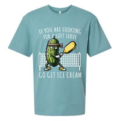 If You Are Looking For A Soft Serve Go Get Ice Cream Funny Pickleball Sueded Cloud Jersey T-Shirt