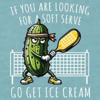 If You Are Looking For A Soft Serve Go Get Ice Cream Funny Pickleball Sueded Cloud Jersey T-Shirt