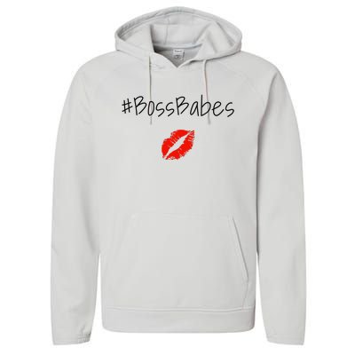 Im YoungloS Babymama #Bossbabe Performance Fleece Hoodie