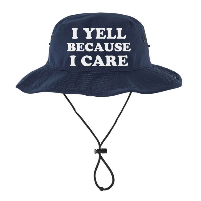 I Yell Because I Care Legacy Cool Fit Booney Bucket Hat