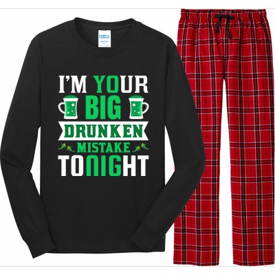 I'm Your Big Drunken Mistake Tonight Long Sleeve Pajama Set