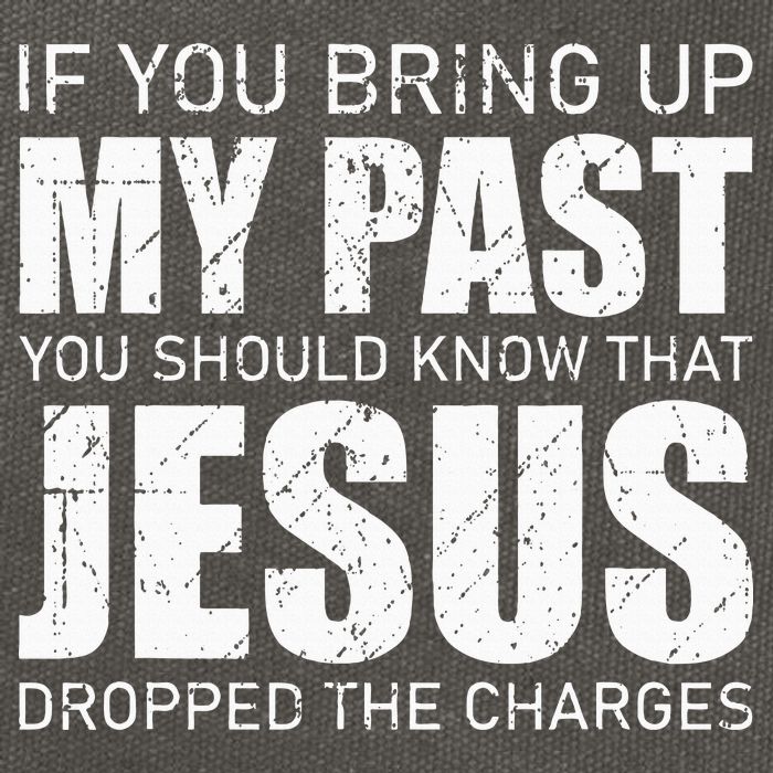 If You Bring Up My Past You Should Know Jesus Dropped Charge Cotton Canvas Backpack