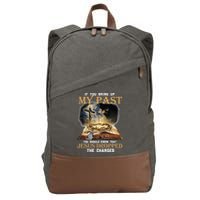 If You Bring Up My Past You Should Know That Jesus Dropped Cotton Canvas Backpack