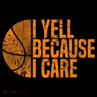 I Yell Because I Care Basketball Impact Tech Backpack