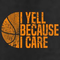 I Yell Because I Care Basketball Adult Drive Performance Visor