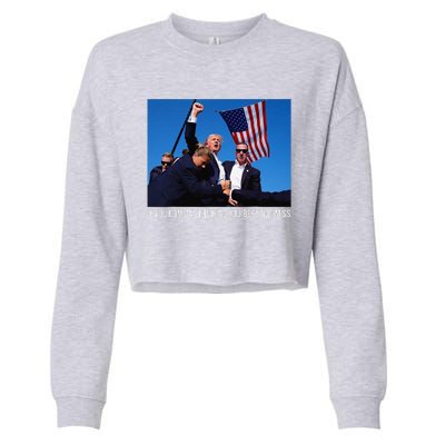 If You Come At The King You Best Donald Trump After Shooting Cropped Pullover Crew