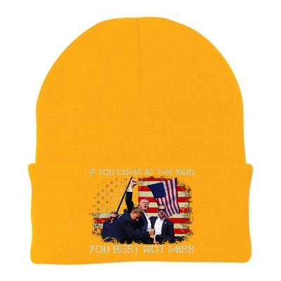 If You Come At The King You Best Not Miss Knit Cap Winter Beanie