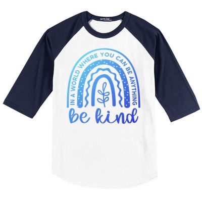 If You Can Be Anything Be Kind Unity Day Anti Bullying Gift Baseball Sleeve Shirt