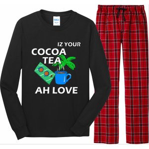 Iz Your Cocoa Tea Ah Love Long Sleeve Pajama Set