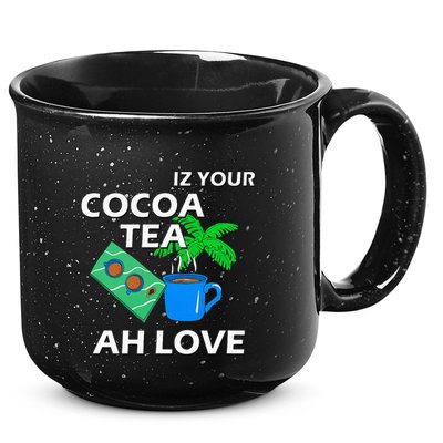Iz Your Cocoa Tea Ah Love 15oz Campfire Ceramic Mug