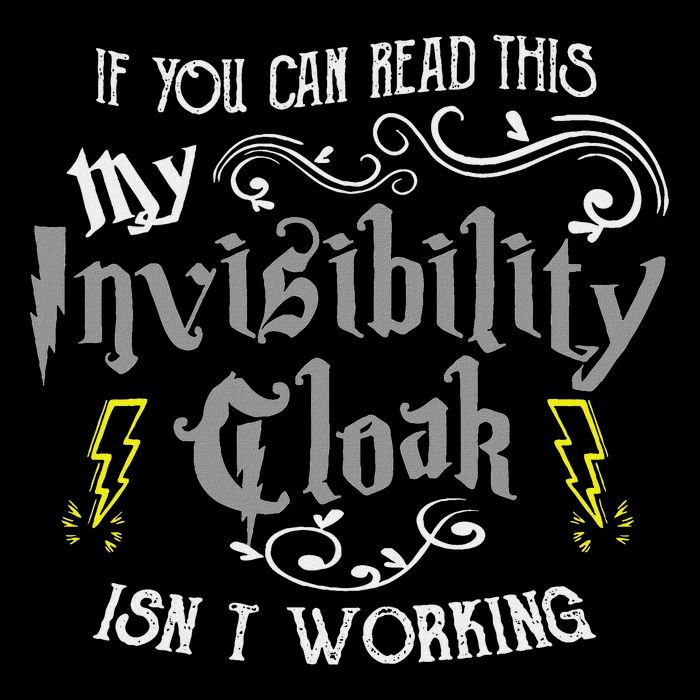 If You Can Read This My Invisibility Cloak Isn't Working Fun Full-Length Apron With Pockets