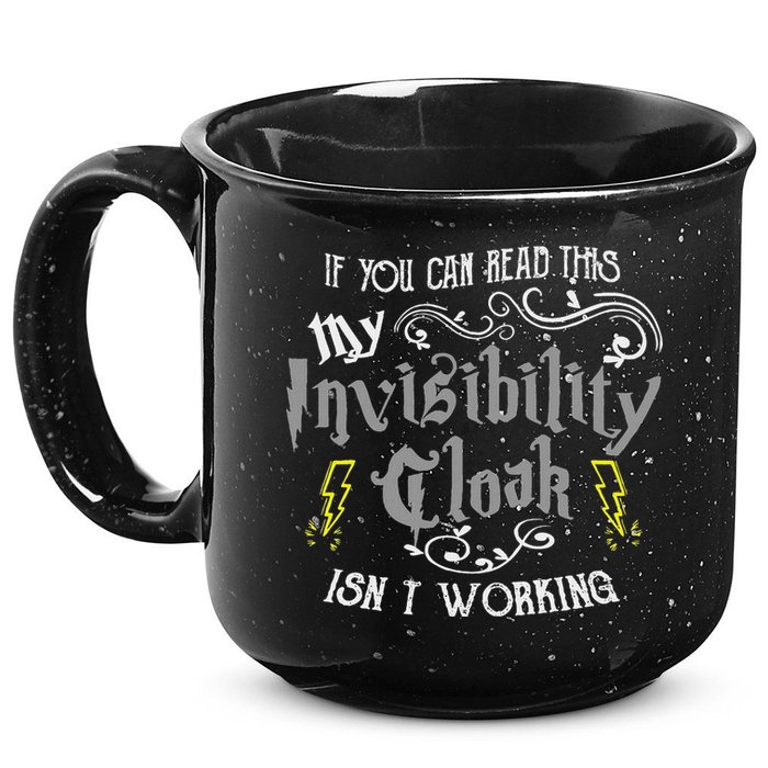 If You Can Read This My Invisibility Cloak Isn't Working Fun 15oz Campfire Ceramic Mug